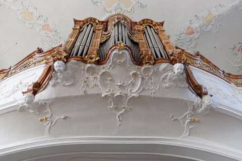 Organ in the Parish Church of St. Gallus
