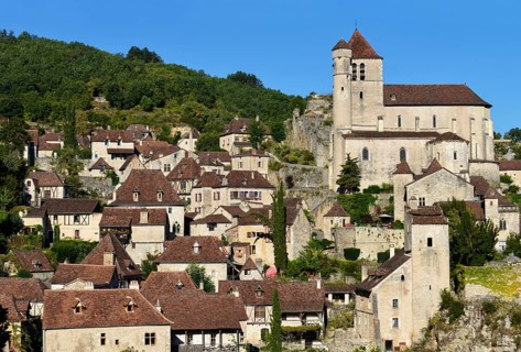 Townscape of Saint-Cirq-Lapopie