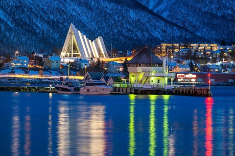 Townscape with the Arctic Cathedral