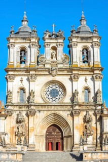 Facade of the Alcobaca Monastery