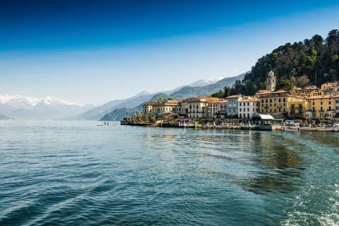 Houses on Lake Como or Lago di Como