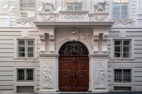 Entrance of the former city palace of Prince Eugene