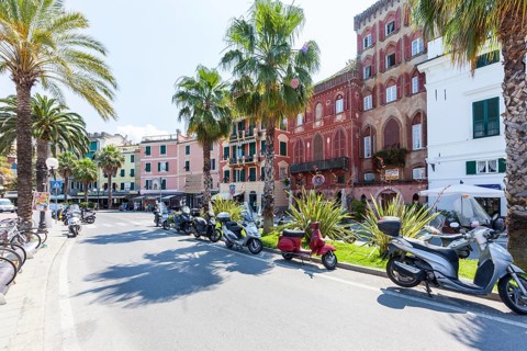 Old mansions in Sestri Levante