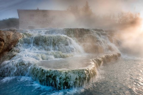 Thermal waterfalls