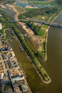 Reconstruction of the mouth of the Lippe River by the Lippeverband water management association