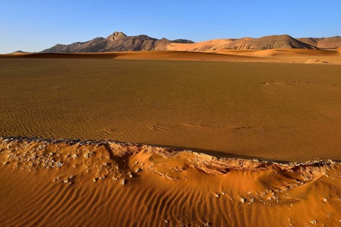 Western escarpment of Tadrart plateau