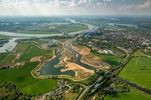 Reconstruction of the mouth of the Lippe River by the Lippeverband water management association