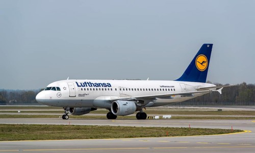 Airbus A319-100 'Schweinfurt' of the Deutsche Lufthansa AG