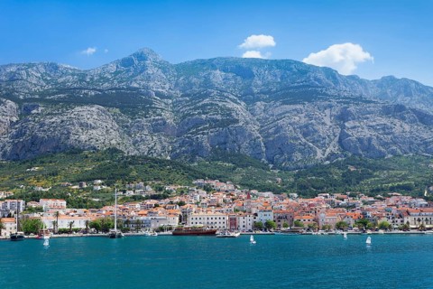 Townscape of Makarska