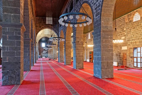 Prayer room in the Great Mosque