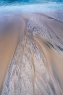 Bizarre structures on the sandy beach