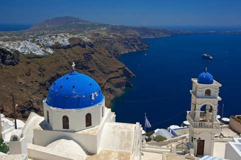 Imerovigli with views of the Caldera