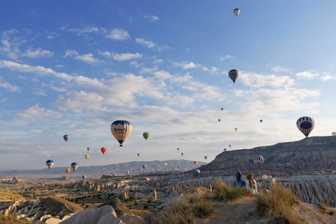 Hot air balloons
