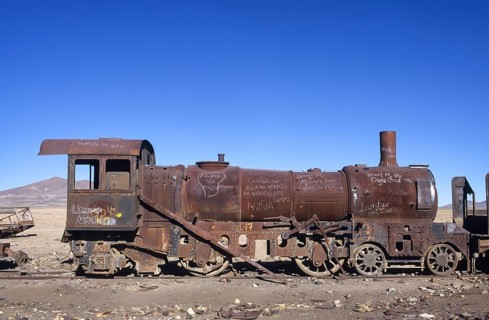 Rusty locomotive