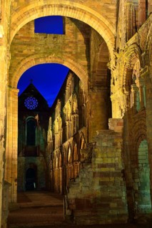 The ruins of Jedburgh Abbey