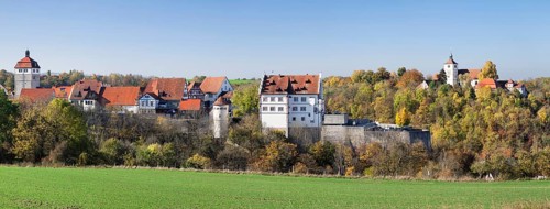 Schloss Vellberg Castle with Stockenburg and St. Martin's Church