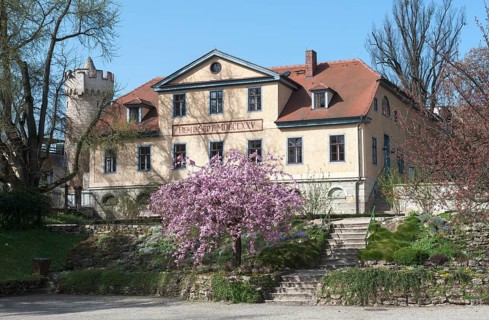 Inspector house with Goethe memorial in the Botanical Garden of the Friedrich Schiller University