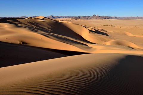 Sand dunes of Erg Essendilene or Erg Admer