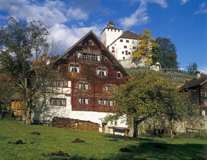 Werdenberg with Schloss Werdenberg Castle