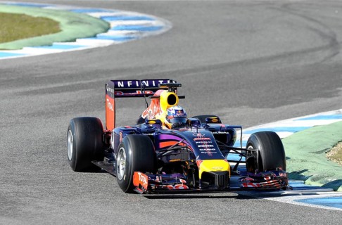 Daniel Ricciardo in the Red Bull RB10
