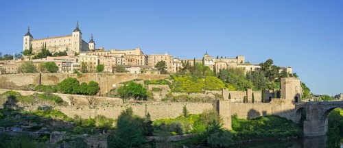 View of the town with the Alcazar