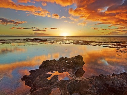 Sunset at Ka'ena Point State Park