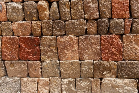 Wall in the ruined ancient Armenian capital of Ani