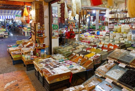 Spice shop in the market