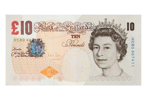 English ten pound note