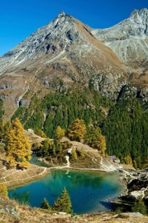 Lake Blausee or Lac Bleu