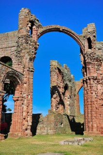 Ruins of the Benedictine monastery of Lindisfarne