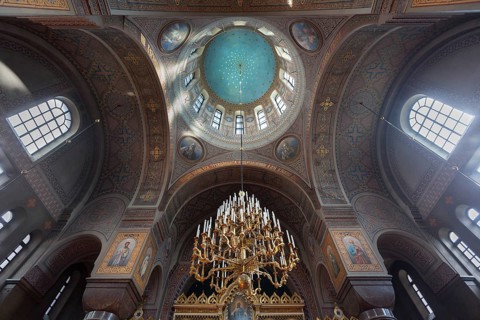 Dome with a ceiling fresco
