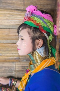 Long-necked woman