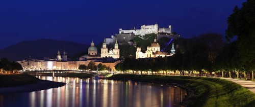 Historic centre with Hohensalzburg Fortress