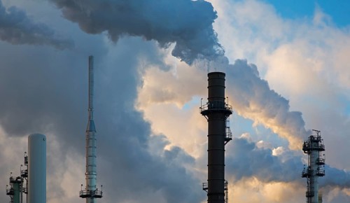 The Marathon Petroleum refinery