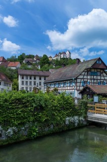 Historical half-timbered house