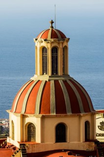 Dome of the Church of Nuestra Senora de la Concepcion or Our Lady of the Immaculate Conception