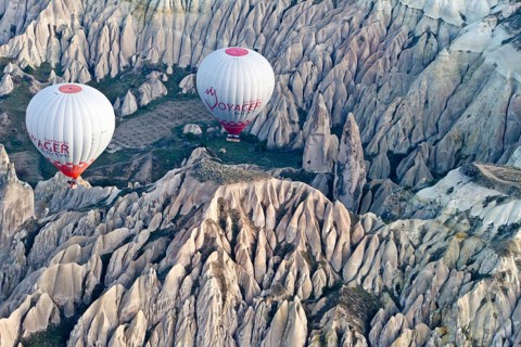 Hot air balloons
