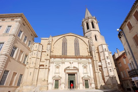 Gothic Cathedral of Saint-Siffrein or Carpentras Cathedral