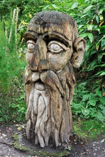 Bust of a bearded man