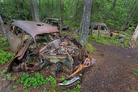 Kyrko mosse scrapyard