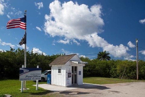 The smallest post office in the United States