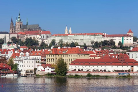 Vlatava River and Mala Strana