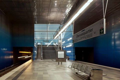 U-Bahn Uberseequartier subway station