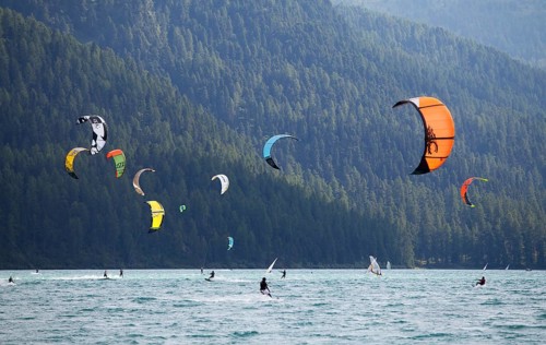Kitesurfers
