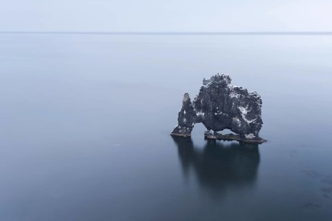 Basalt rocks of Hvitserkur
