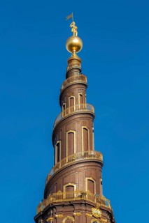 The spire of Our Saviour's Church
