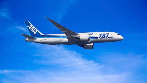 All Nippon Airways Boeing 787-8 Dreamliner in flight