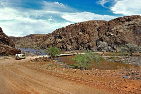 Bridge over the Kuiseb Canyon