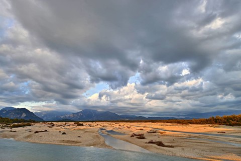 Tagliamento braided river
